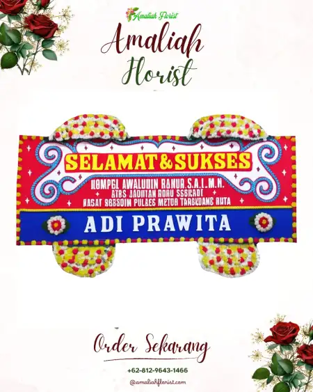 Papan Bunga Ucapan Selamat Sipangkur